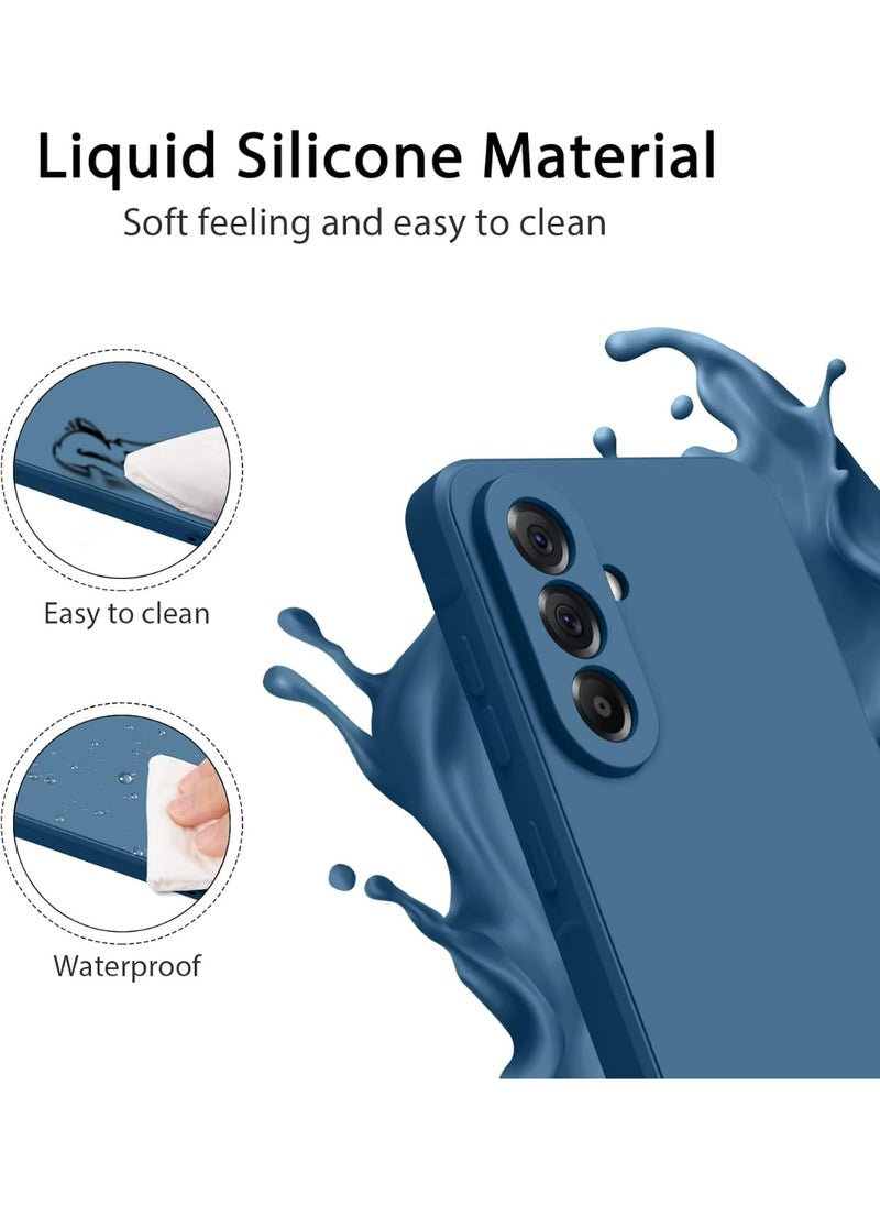 Houmt Samsung galaxy A56 Case Cover With 2-Pack Screen Protector Liquid Silicone Case Silky-Soft Touch Full-Body Protective Phone Case for Samsung A56 6.7-inch  - Image 5