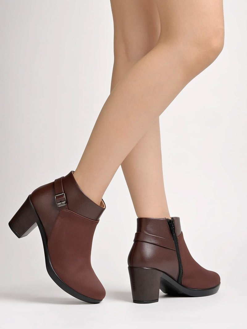 Shoetopia أحذية شوتوبيا النسائية بكعب مربع - Image 2