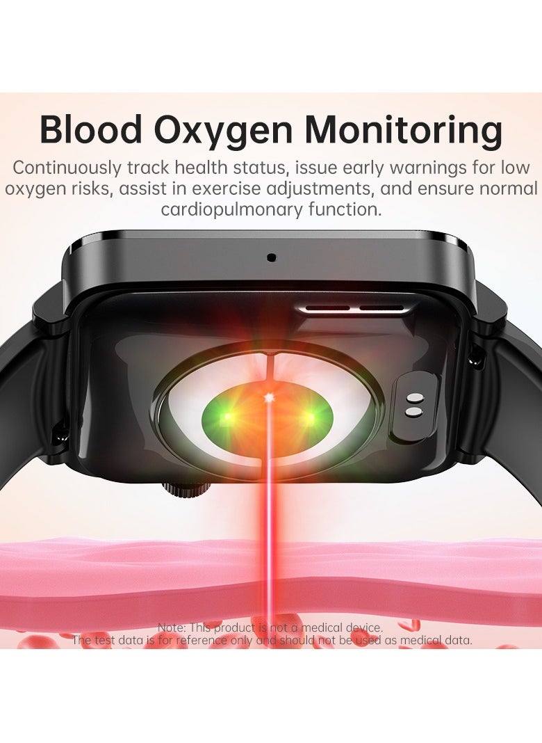 EVEREEN - KS03PRO Smartwatch 1.96 Inch Colour Touch Screen Bluetooth Call ECG HRV Remote Care Android 8.0 Apple 11 250mAh Bluetooth 5.3 - Image 1