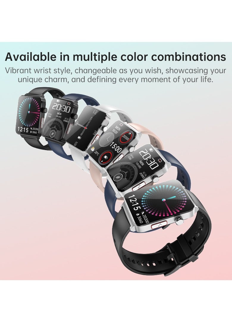 EVEREEN - KS03PRO Smartwatch 1.96 Inch Colour Touch Screen Bluetooth Call ECG HRV Remote Care Android 8.0 Apple 11 250mAh Bluetooth 5.3 - Image 1