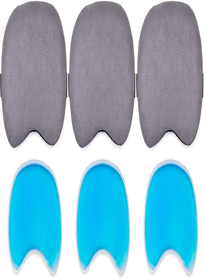 NEEV ENTERPRISE (PACK OF 3) Eye Mask For Sleeping Men Women With Cooling Gel For Night Deep Sleep, Dark Circles, Puffy Eye's, Dry Eyes And Eye Fatigue (GREY COLUR) - Image 1