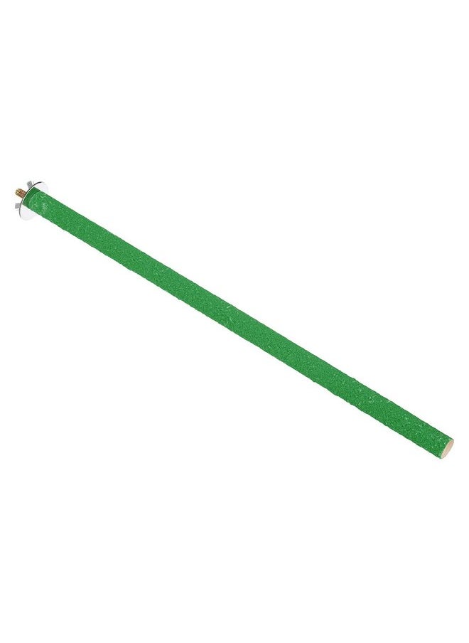 PATIKIL - PATIKIL 0.6x13.8 Inch Bird Cage Perch, Parrot Stand Paw Grinding Stick Bird for Parakeet Cockatiel Cage Accessory, Green - Image 1