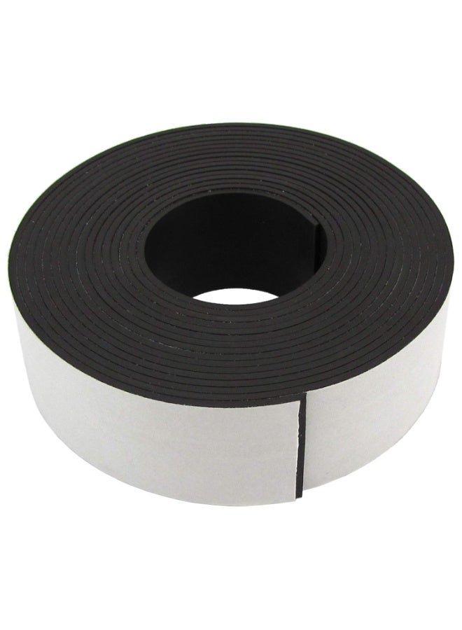 Magnetic Tape, 16.4 Feet Magnet Tape Roll (1'' Wide x 16.4 ft Long x 0.08'' Thick), with 3M Strong Adhesive Backing. Perfect for DIY, Art Projects, Whiteboards & Fridge Organization