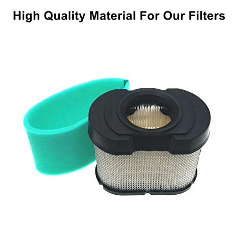MOWFILL 792105 Air Filter Replace for BS 276890, 4233, 5405, 5405H, 5405K, 593240, 798748 OEM Air Cleaner Cartridge with 792303 Pre Filter Fits Lawn Mower Air Cleaner Element - Image 3