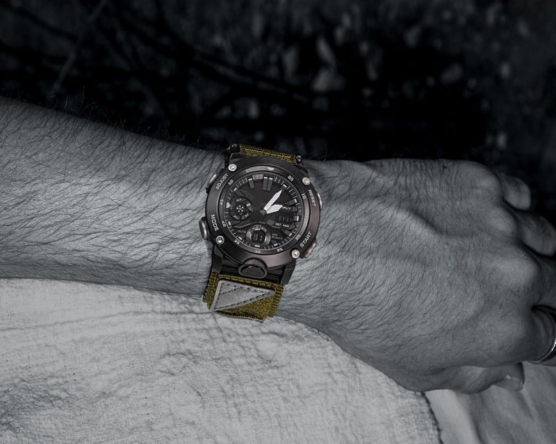 DAVILANE 24mm Watch Band Strap for Casio GA-2000 PRG-600/650 PRW-6600, Super Rugged Nylon Sports Strap - Image 4