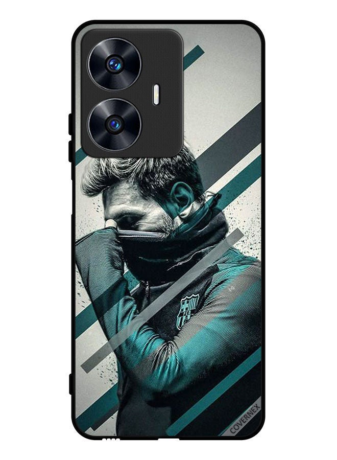 Covernex Protective Case Cover For Realme C55 Messi Hiding Face - Image 1