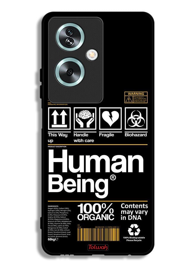 Tolwak Oppo A2 Protective Case Cover Human Being Sticker - Image 1