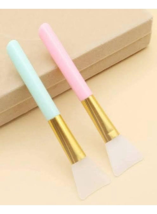 Silicone Mask Brush, Facial Mud Mask Applicator Brush, Assorted Colours (2PCS) FMO2PA7 - Image 2