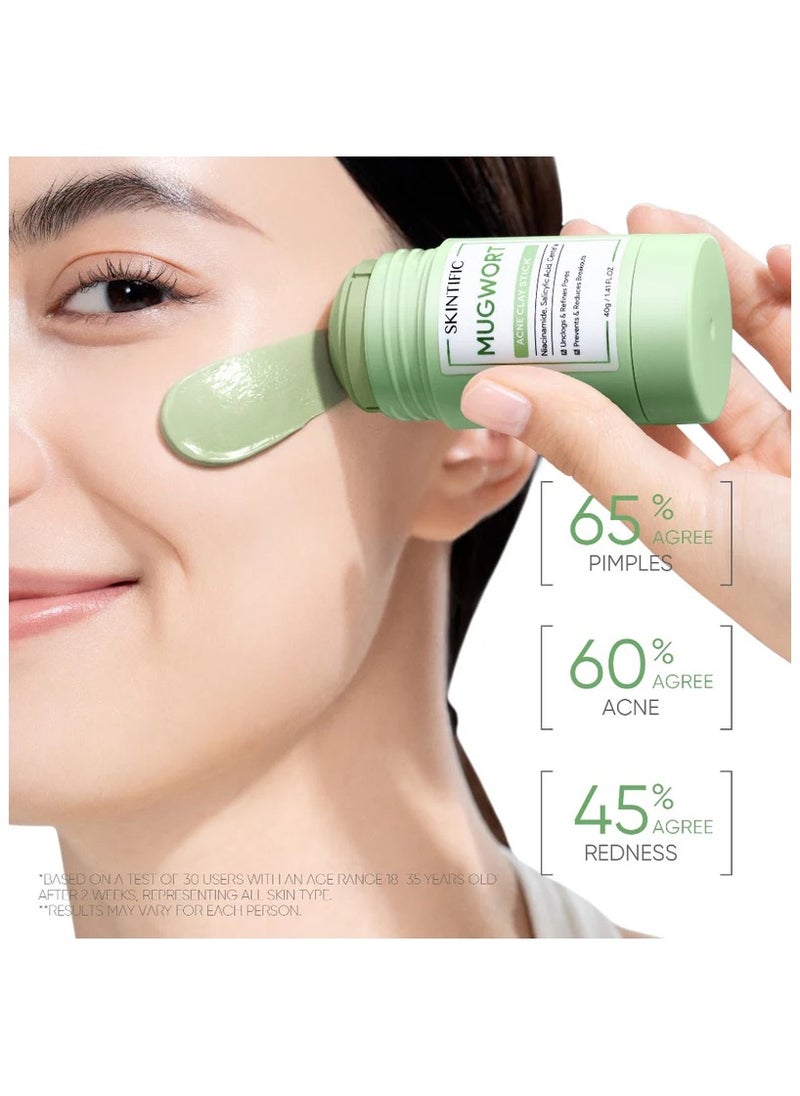 Mugwort Acne Clay Mask Stick 40G