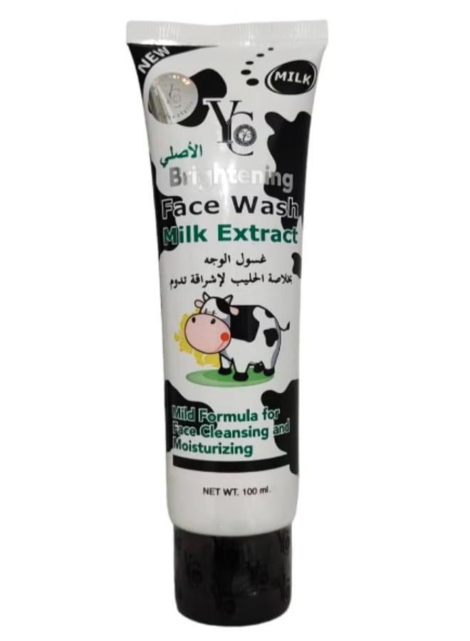 واي سي غسول الوجه المبيض بخلاصة الحليب 100 مل