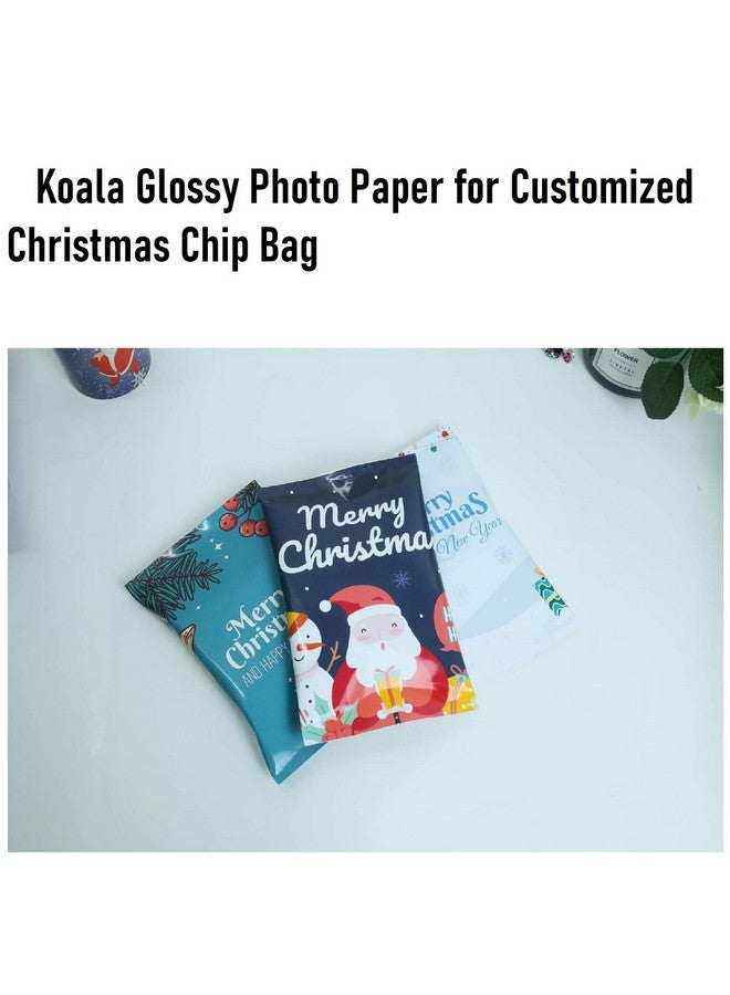 KOALA PAPER Koala Glossy Thin Inkjet Printer Paper For Diy Chip Bag And Print Brochure Flyer 8.5X11 Inches Glossy 100 Sheets 36Lb - Image 3