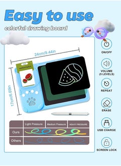 Generic English Arabic Talking  Flash Cards Early Education Learning Reading Toy for Preschool Toddlers, Kids (Blue, Writing Pad + 510 Words)  - Image 3