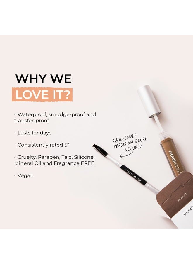 Wunder2 Waterproof Eyebrow Gel, Taupe-Grey, Vegan and Cruelty-Free - Image 4