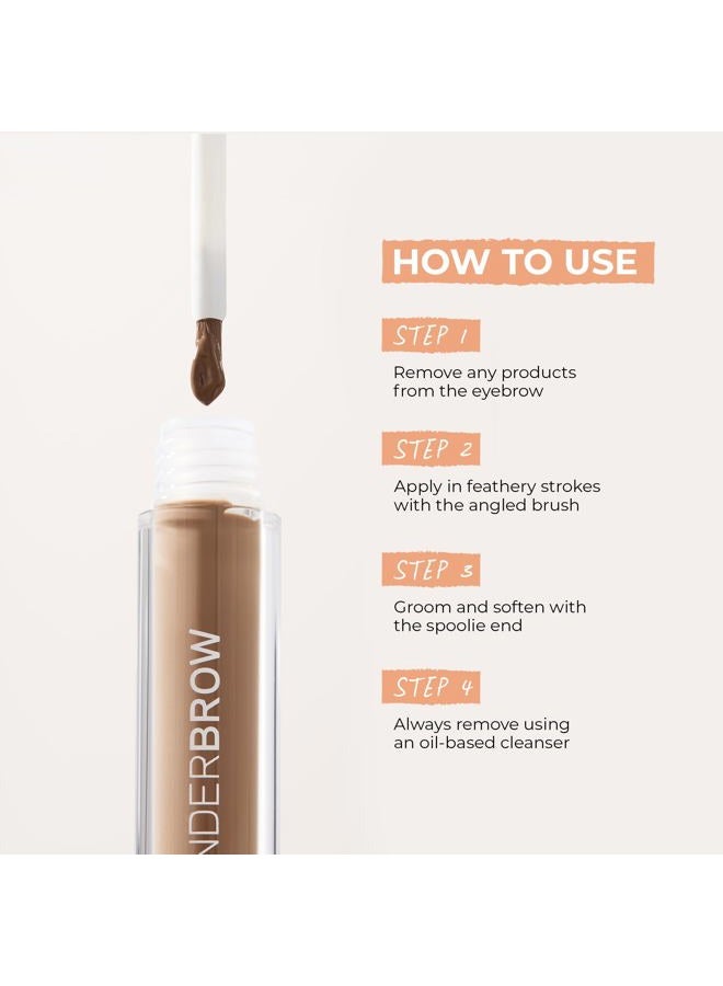 Wunder2 Waterproof Eyebrow Gel, Taupe-Grey, Vegan and Cruelty-Free - Image 5