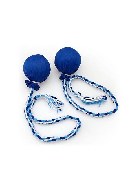 Hawaiian Hula Implement Maori Poi Balls Blue