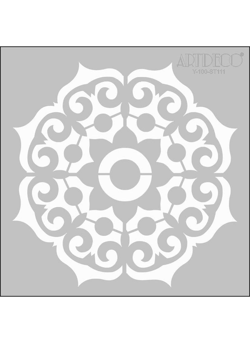 ARTDECO Picture Template 30X30 Geo.Belly Pattern St111 