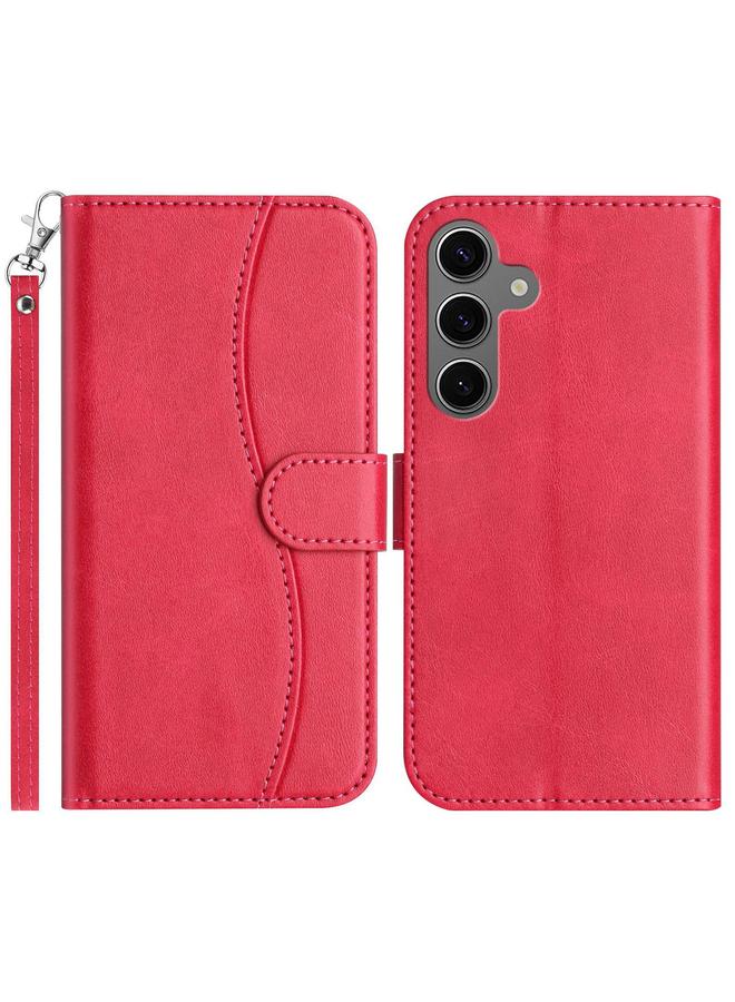 اس-توب جراب لهاتف Samsung Galaxy S24 FE 5G، جراب هاتف جلدي مزدوج الطي على شكل حرف S - Image 1