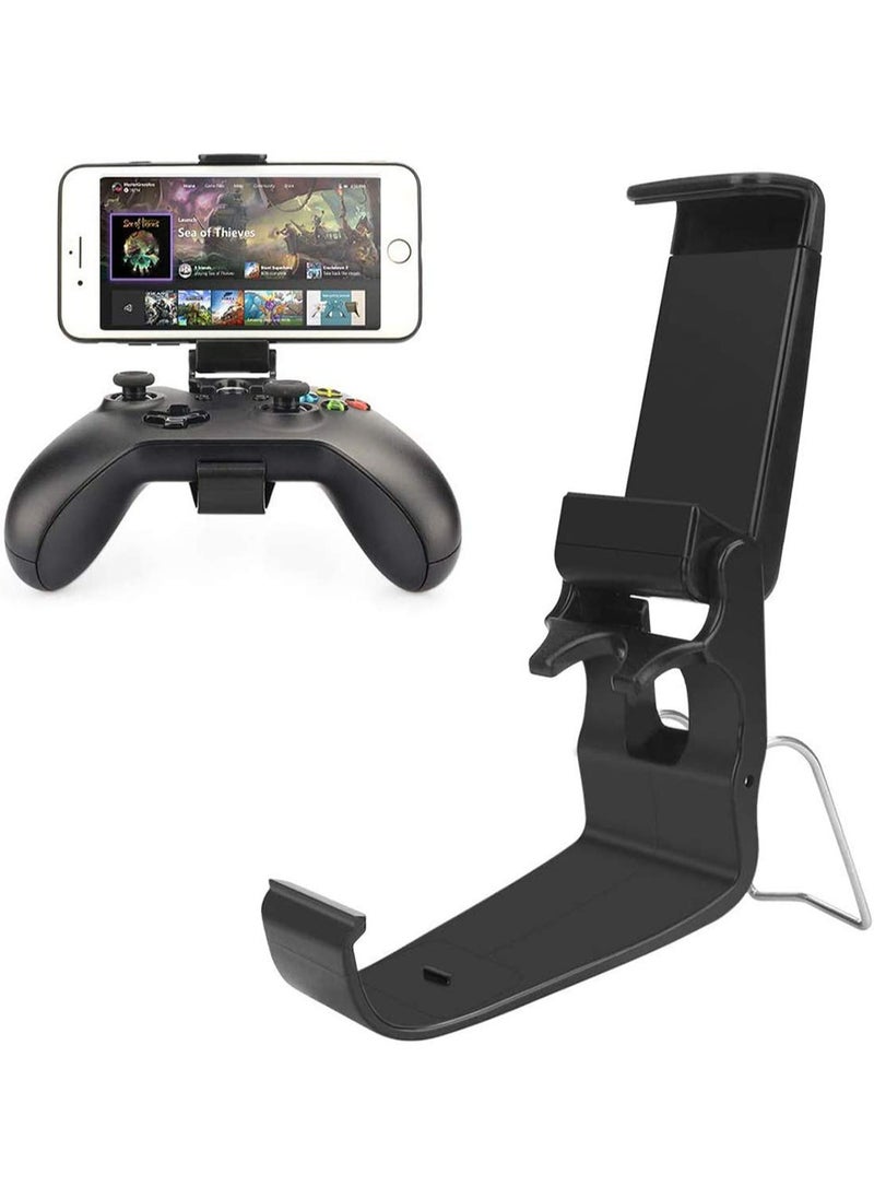 CMGTYYD - CMGTYYD for Xbox One Controller Holder, for Xbox Phone Mount, Foldable Controller Mobile Phone Holder/Smartphone Cellphone Clamp/Clip for Xbox One/S/X/SteelSeries Nimbus/Stratus XL/Steam Controllers - Image 1
