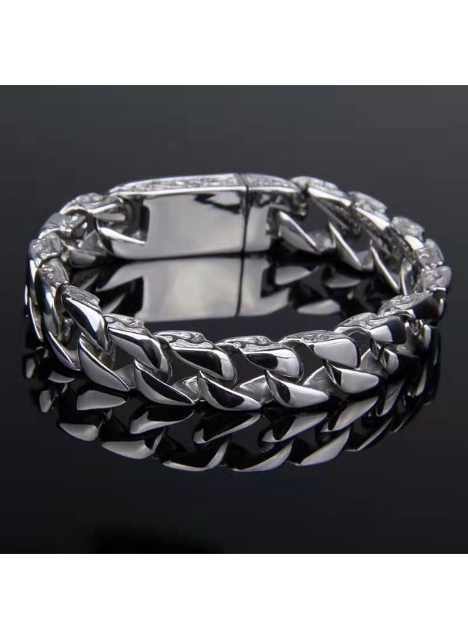 Woven Retro Cool Fashion Domineering Distressed Bracelet Gift Jewelry For Men Women - Image 4
