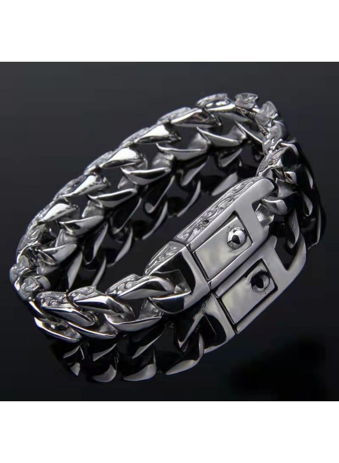 Woven Retro Cool Fashion Domineering Distressed Bracelet Gift Jewelry For Men Women - Image 5
