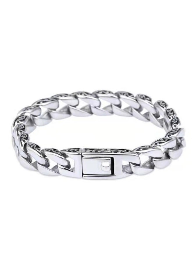 Woven Retro Cool Fashion Domineering Distressed Bracelet Gift Jewelry For Men Women - Image 1