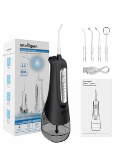 keloray Water Dental Flosser Teeth Pick - 4 Modes Dental Oral Irrigator, Portable & Rechargeable IPX7 Waterproof Personal Orthodontic Supplie Water Teeth Cleaner Picks for Home Travel  - Image 1