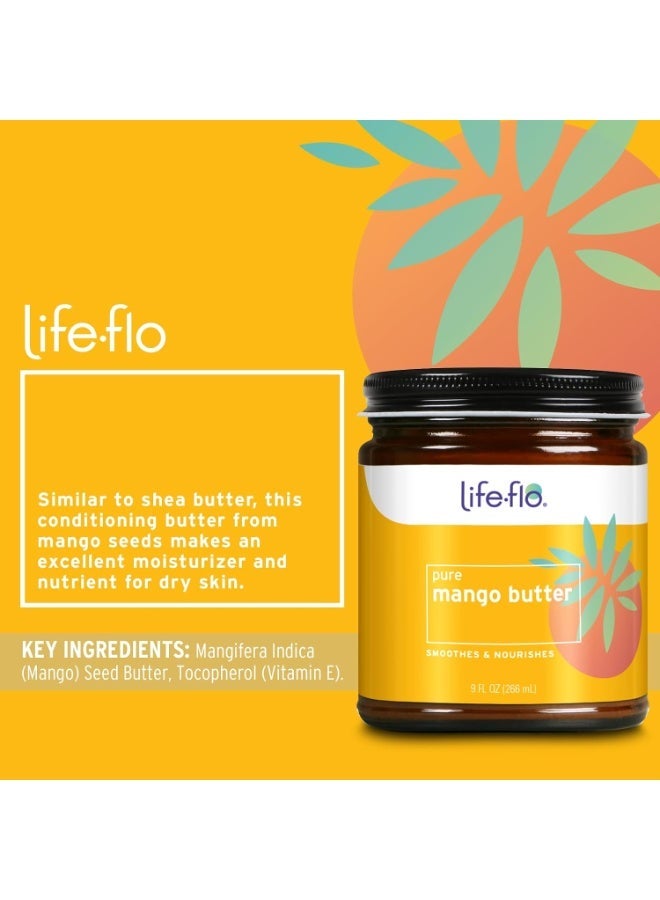 Life-flo, Pure Mango Butter, 9 fl oz (266 ml) - Image 2