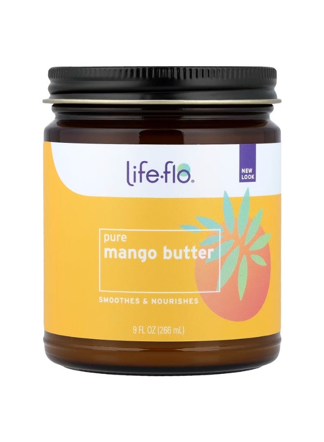 Life-flo, Pure Mango Butter, 9 fl oz (266 ml) - Image 1