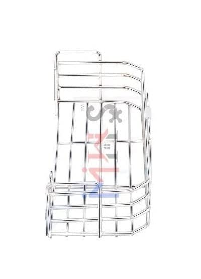MHS Stainless Steel Chrome Plated Wire Shelf Multipurpose Use For Home Kitchen And Bathroom Wall Mounted With Screws And Wall Plugs (9 inch, Silver) - Image 5