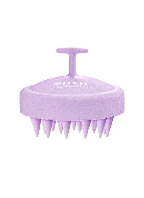 Scalp Massager For Hair Growth Soft Silicone Bristles To Remove Dandruff And Relieve Itching Scalp Scrubber For Hair Care Relax Scalp Shampoo Brush For Wet Dry Hair Upgraded Material Purple