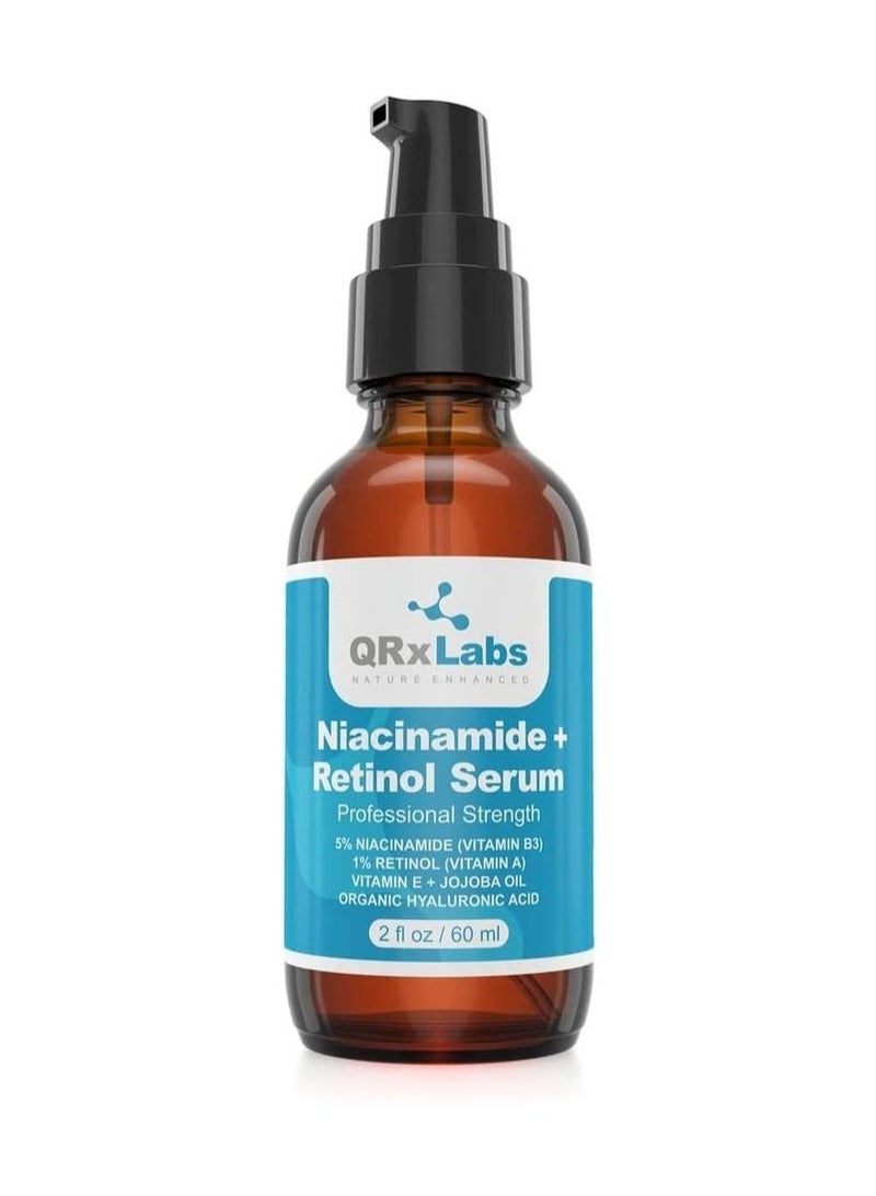 كيو آر إكس لابس مصل نياسيناميد فيتامين من كيو آر إكس لابس مضاد للشيخوخة ومضاد للتجاعيد