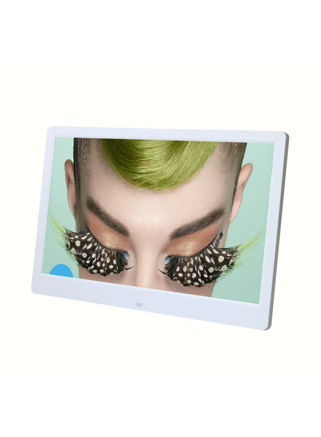 High-definition 14-14.1 Inch Digital Photo Frame Electronic Album Advertising Machine Logo Customizable-Color:15.4inch White Tn Screen - Image 4