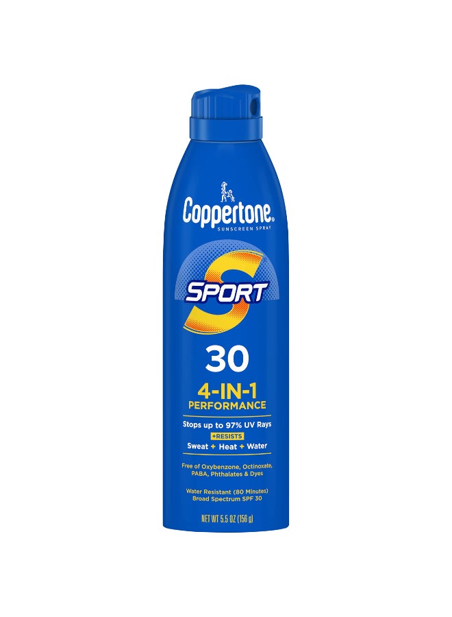 Coppertone Sport Sunscreen Spray SPF 30 Water Resistant Spray Sunscreen for Body 55 Oz Packaging May Vary - Image 3