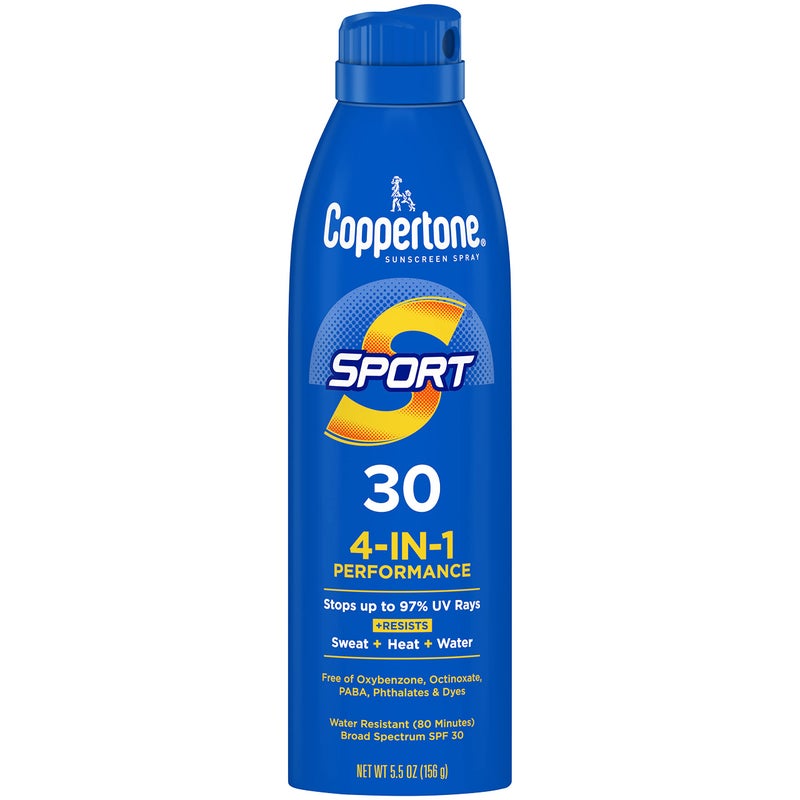 Coppertone Sport Sunscreen Spray SPF 30 Water Resistant Spray Sunscreen for Body 55 Oz Packaging May Vary - Image 3