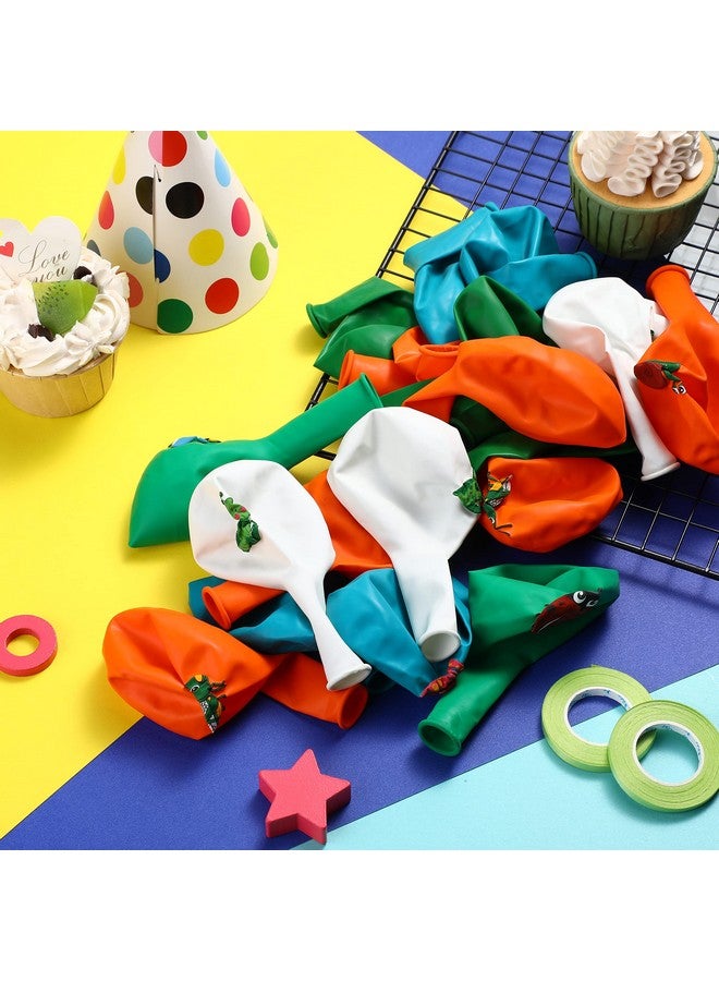 Zomiboo 50 Pack Spring Summer Bug Birthday Party Decorations, 12 Inch Reptile Birthday Party Latex Balloons Butterfly Bug Birthday Party Decoration for Class Office Garden Insects Themed Party Baby Shower - Image 3