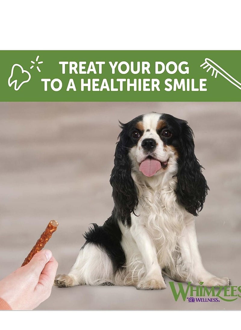 WHIMZEES - Veggie Sausage Small Daily Dental Dog Treats 28pc - Image 1