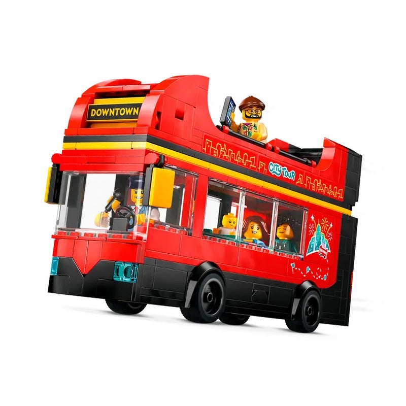 LEGO - City Red Double-Decker Sightseeing Bus 384 Pieces - 60407 - Image 3