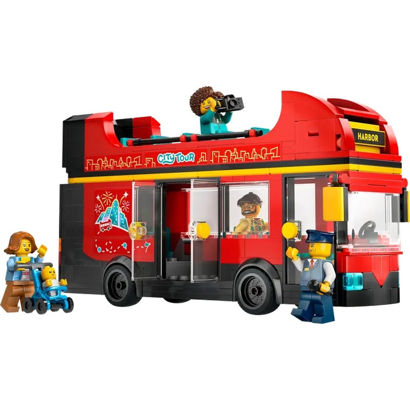 LEGO - City Red Double-Decker Sightseeing Bus 384 Pieces - 60407 - Image 2