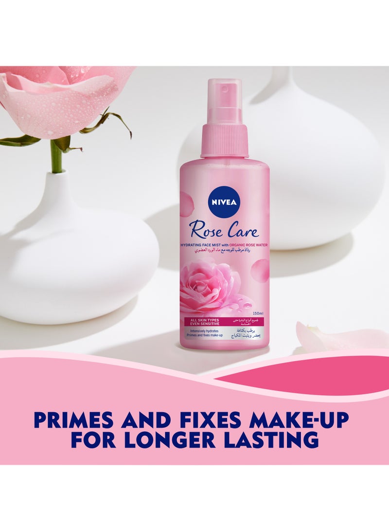 Nivea Face Mist Hydrating Rose Care With Organic Rose Water All Skin Types Pack of 2 - Image 3