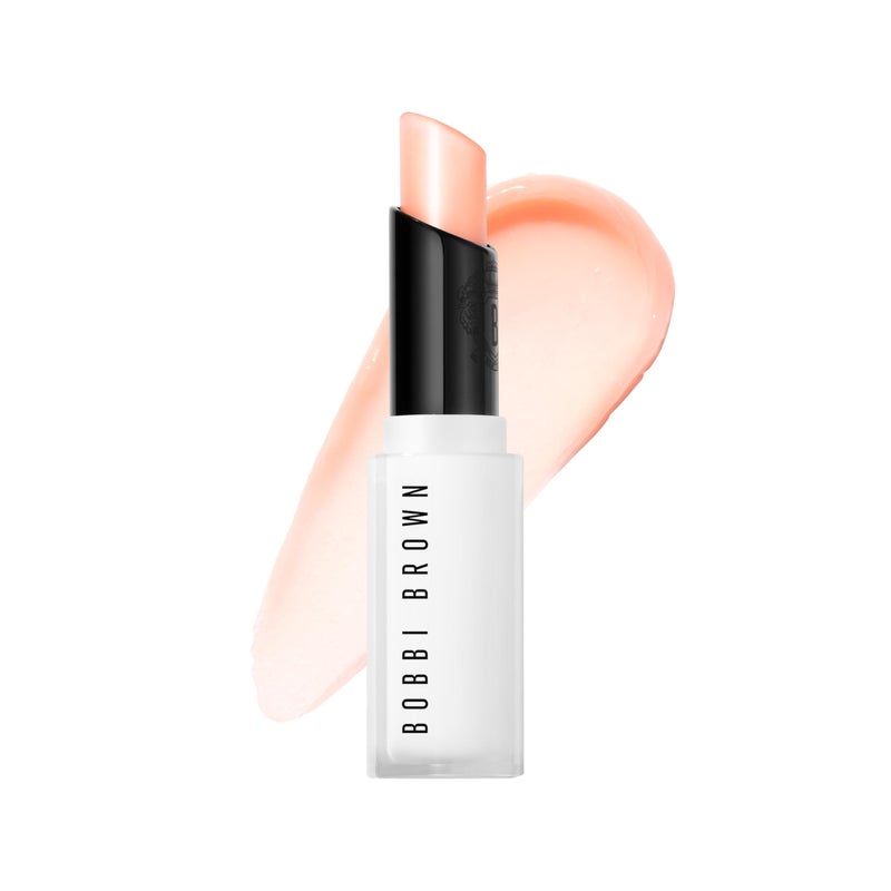 BOBBI BROWN بובי براون بلسم الشفاه الملون الإضافي | علاج مرطب للشفاه مع تقنية التورم + الببتيد، 0.08 أونصة، وردي طبيعي - Image 1