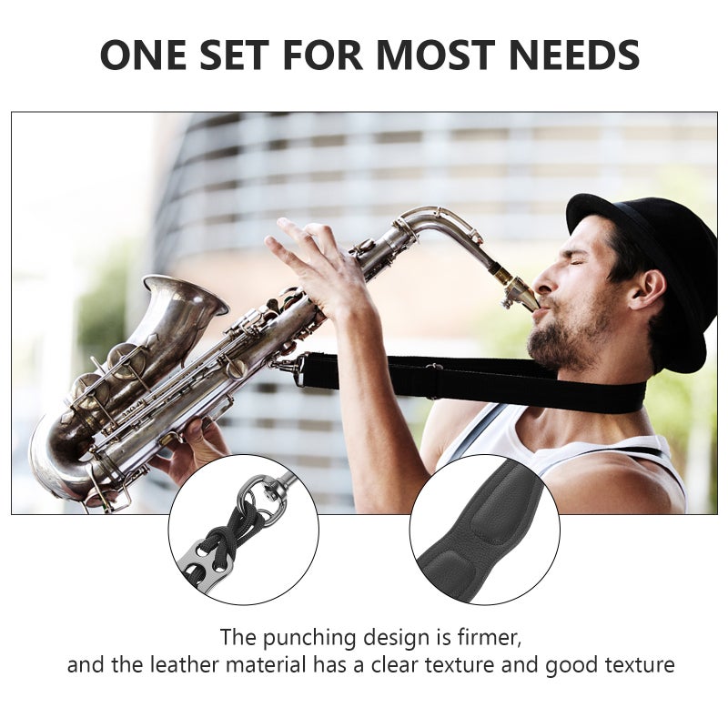 Saxophone Strap Tenor Alto Universal Strap Widened Saxophone Shoulder Strap - Image 4