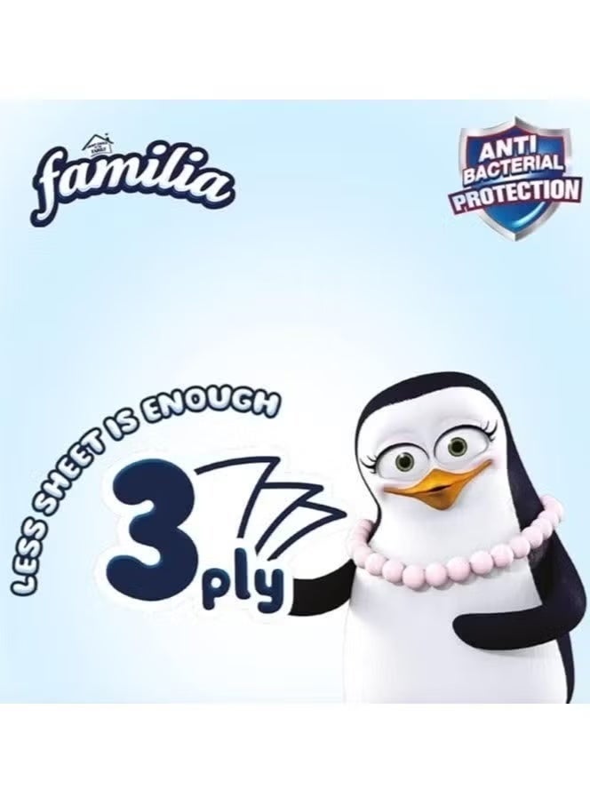 Familia 3-ply facial tissues with a soft feel and suitable strength for everyday personal care. Good absorbency and gentle on skin for home and daily use. - Image 3