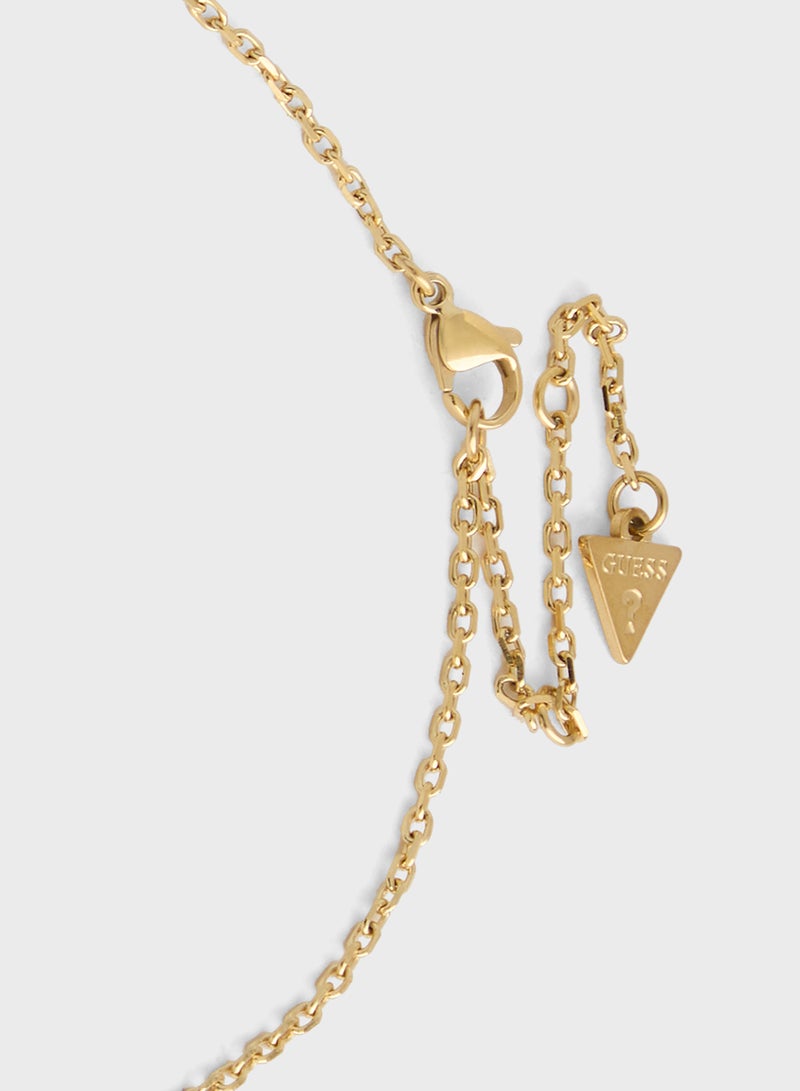 GUESS Flower Detail Short Necklace  - Image 3