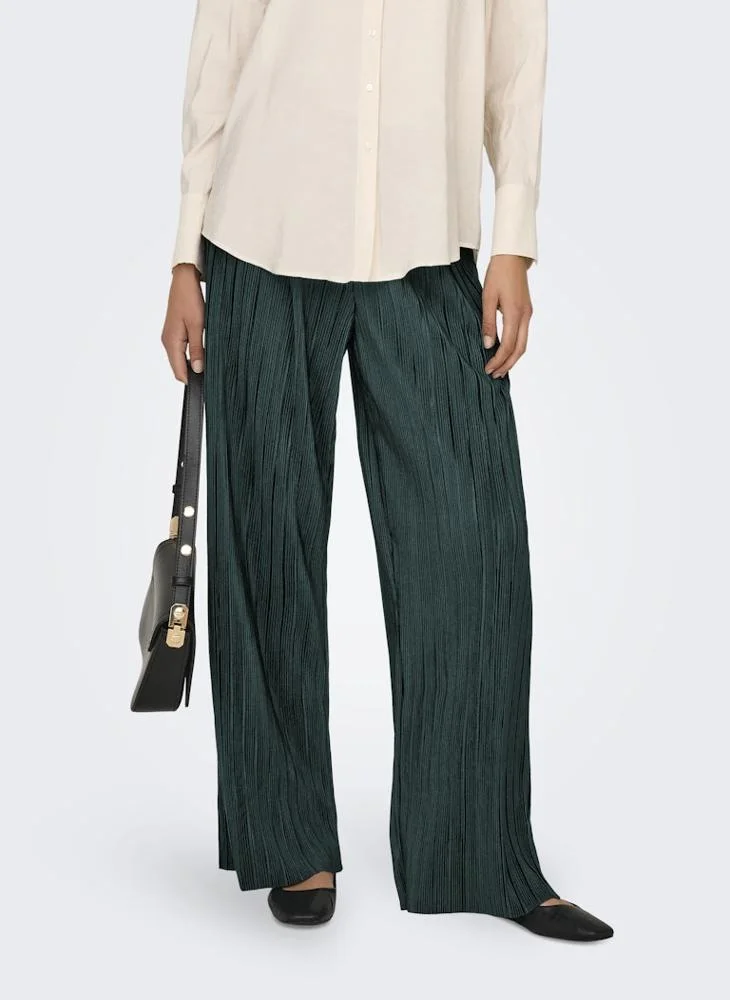 اونلي ONLRAVENNA PLISSE High waist PANTs