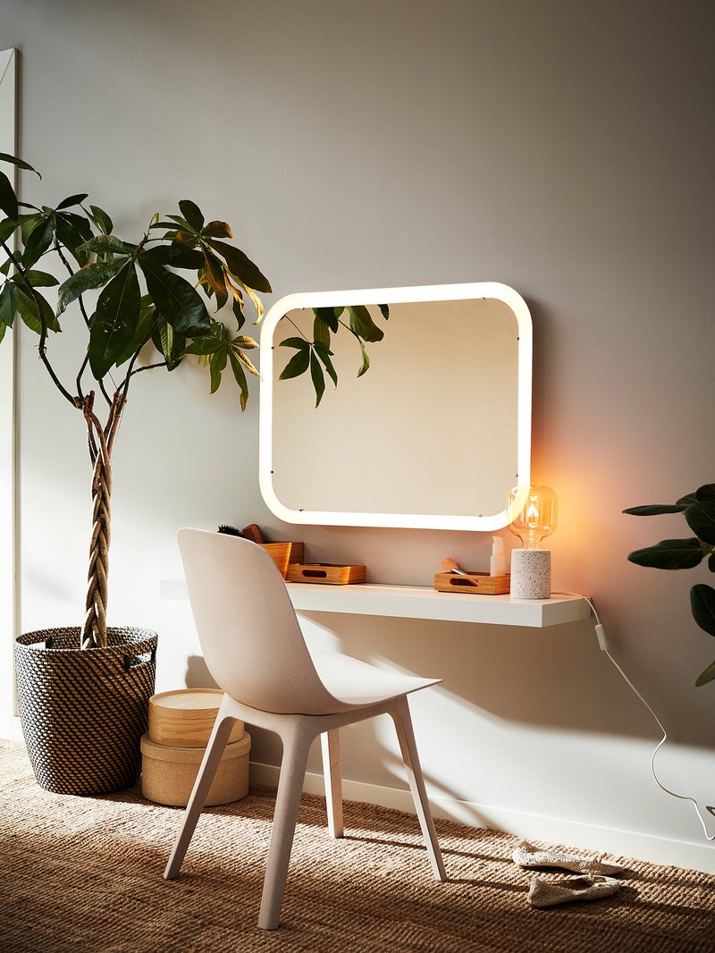 Baitique Floating Wall Shelf, White, 110x26 cm - Image 4