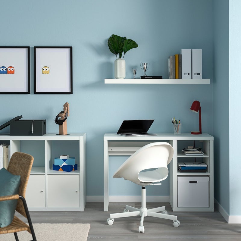 Baitique Floating Wall Shelf, White, 110x26 cm - Image 3