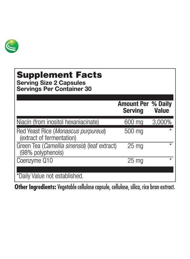 Nutra BioGenesis Biolipotrol Niacin And Coq10 To Help Support Heart Health And Cholesterol Already Within Normal Range Gluten Free Vegan Nongmo 60 Capsules - Image 5