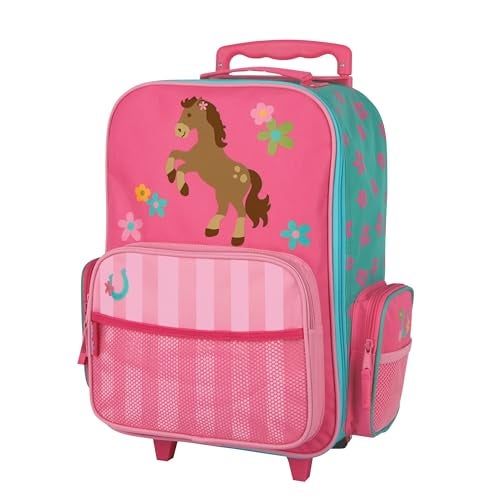 Stephen Joseph Kids Classic Rolling Luggage, Girl Horse, One Size - Image 1
