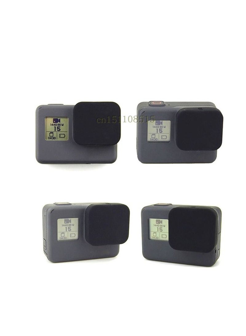 Clownfish For Gopro Hero 5/6/7 black Lens film LCD Screen Protector Protection Film tempered glass Lens Cap/Cover For gopro7 6 5  - Image 3