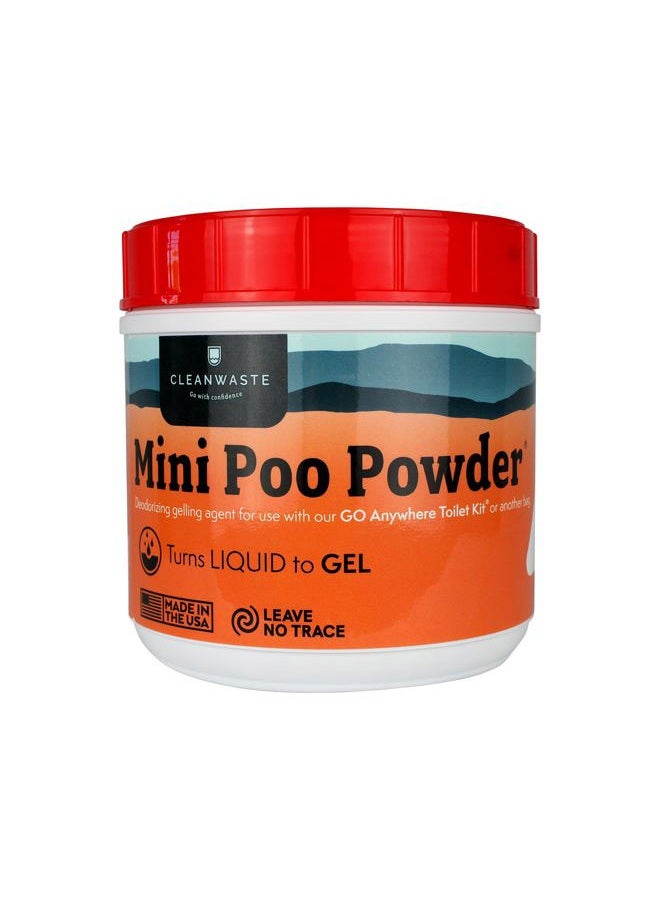 Cleanwaste Mini Poo Powder Waste Treatment-55 Use (D556POW) - Image 1